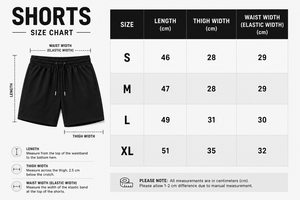 Creative club short (unisex)