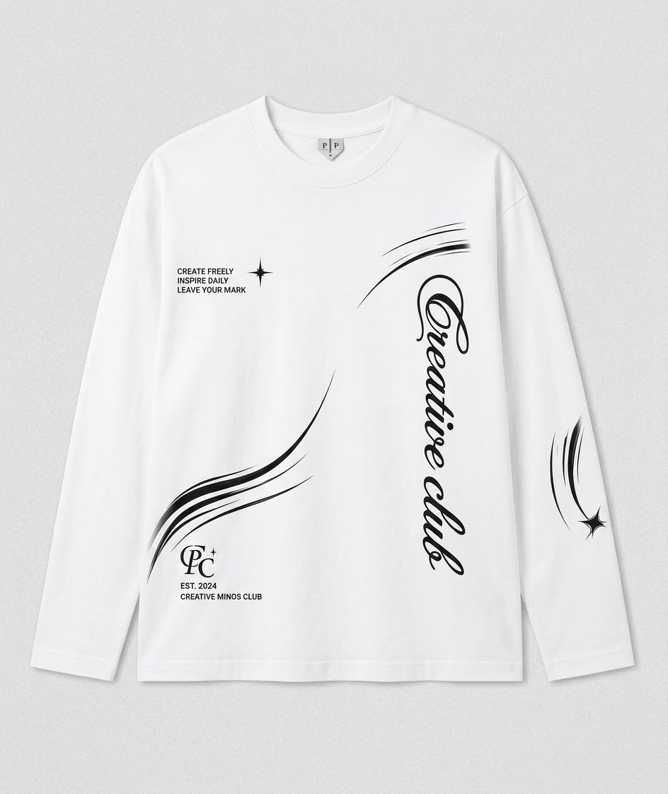 Creative club long sleeve