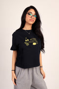 Navy Baby Tee
