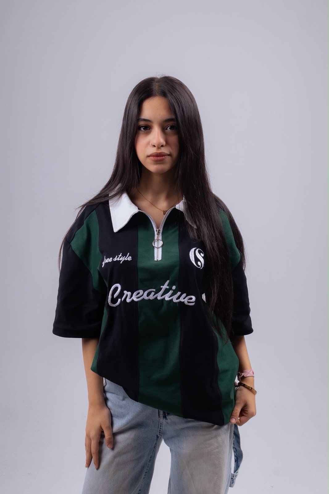 Creative Quarter Zipper (Green)