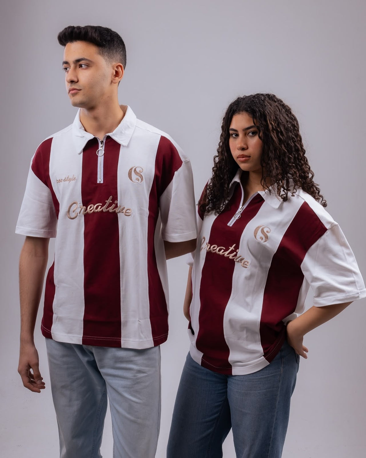 Creative Quarter Zipper (Burgundy)